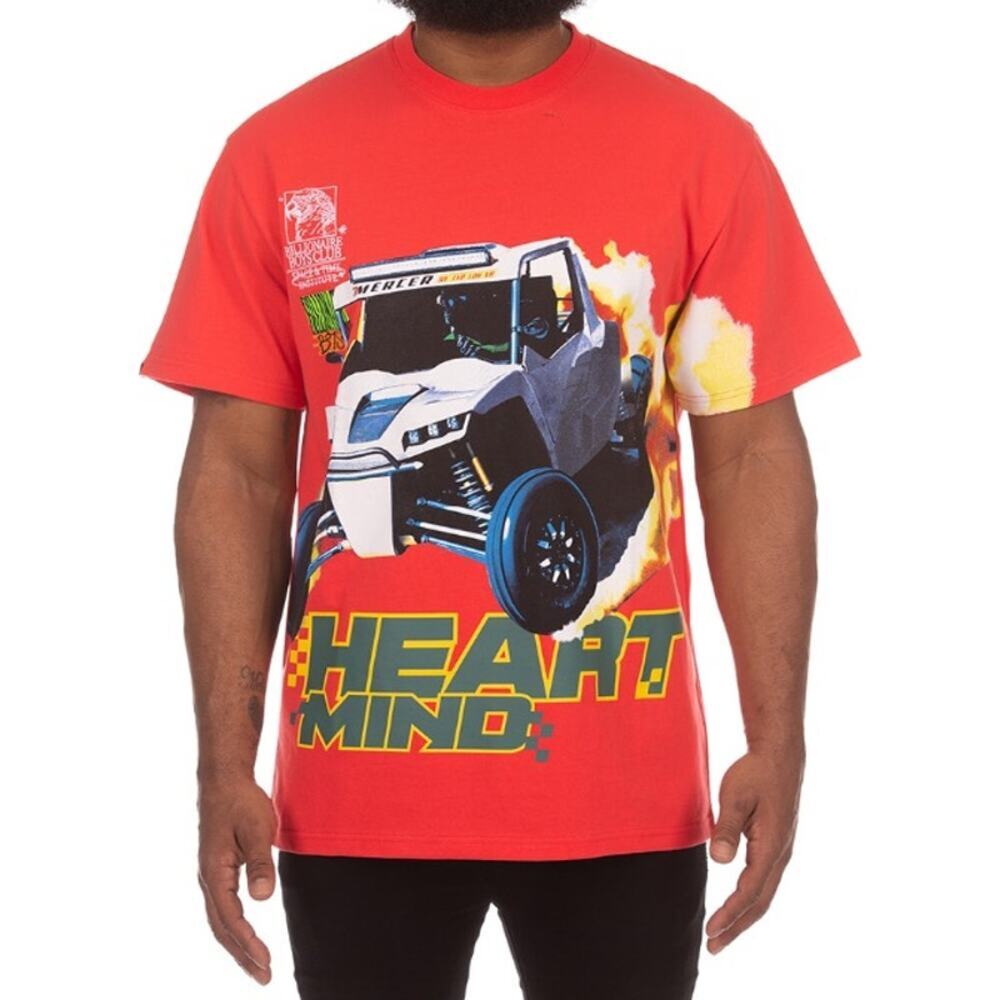 Billionaire Boys Club Heart Mind Graphic Knit Tee Men Size M